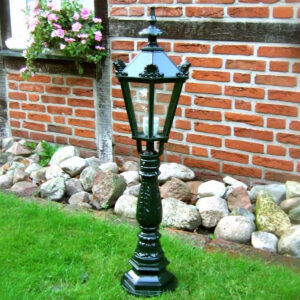 Außenleuchte als schöne Wegbeleuchtung, Nostalgie Gartenlampe Amsterdam H.95cm