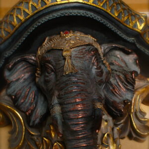 Konsole, Wandkonsol​e, indisch Rega​lträger, Elefant des Maharadja Regal INDIEN