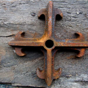 Maueranker Pfettenanker, schwerer Wandanker für Sparren, Wand Ornament Kreuz